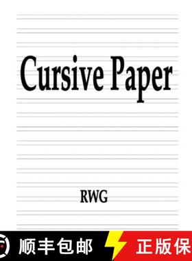 【3-4周达】Cursive Paper: 100 Pages 8.5 X 11 [9781684119097]