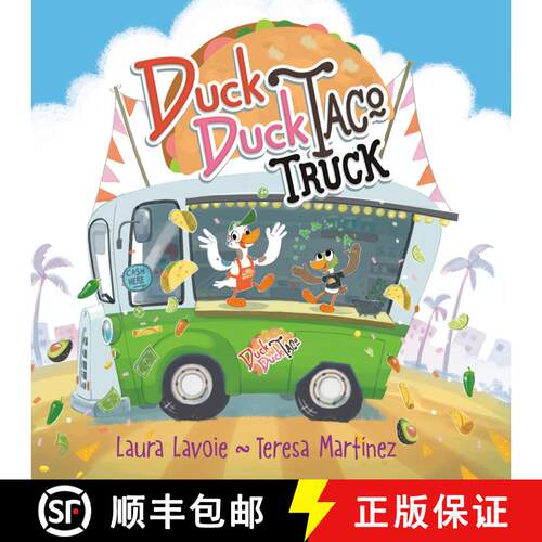 【3-4周达】精装 Duck Duck Taco Truck [9780593644638]