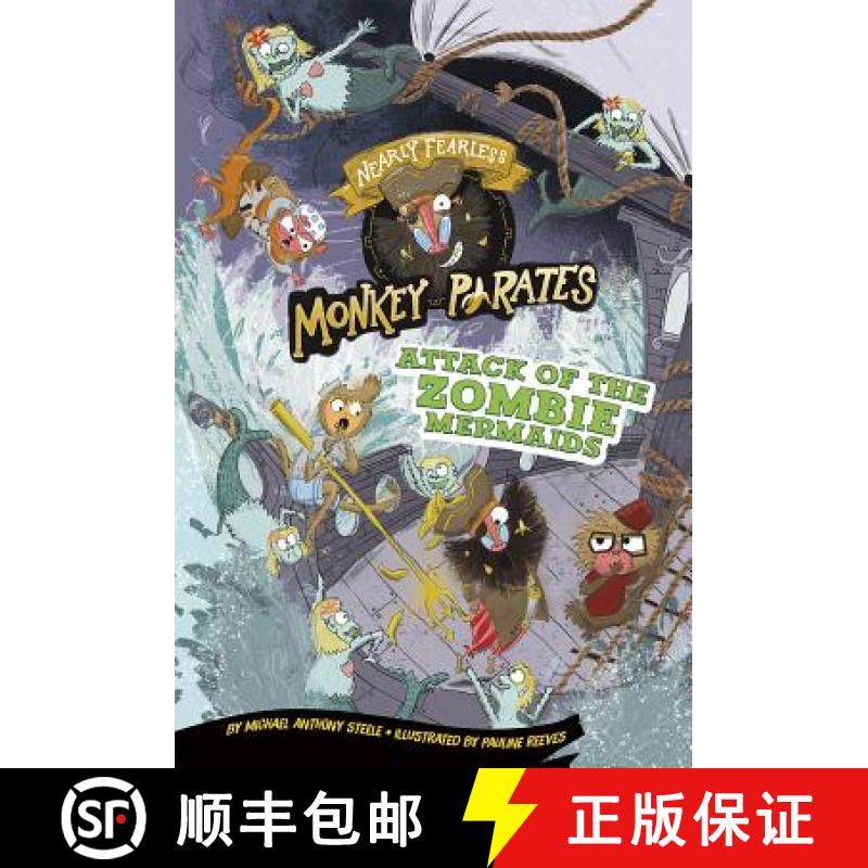 预订 Attack of the Zombie Mermaids: A 4D Book [9781515826774]