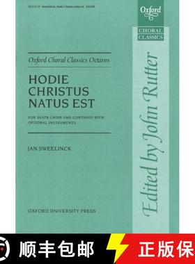 【3-4周达】Hodie Christus natus est: Vocal score [9780193418073]