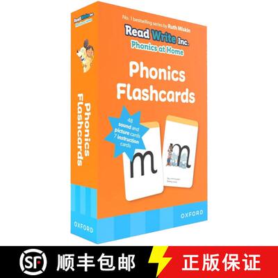 【3-4周达】牛津自然拼读闪卡字母学习 Read Write Inc. Home: Phonics Flashcards [9780198386711]