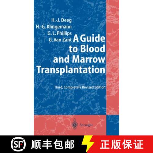 【3-4周达】精装 A Guide to Blood and Marrow Transplantation [9783540625407]