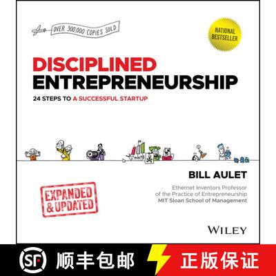 【3-4周达】精装 Disciplined Entrepreneurship Expanded and Updated – 24 Steps to a Successful Startup [9781394222513]