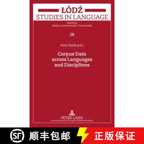 【3-4周达】精装 Corpus Data Across Languages and Disciplines [9783631625477]