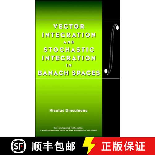 【3-4周达】精装 Vector Integration And Stochastic Integration In Banach Spaces [Wiley数学] [9780471377382]