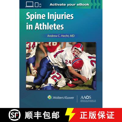 【3-4周达】Spine Injuries in Athletes: Print + Ebook with Multimedia [9781496360267]