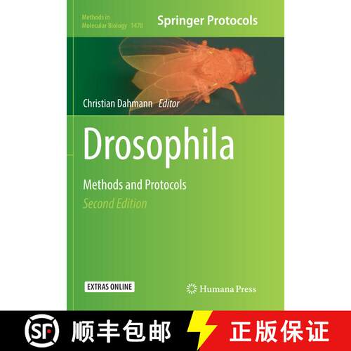 【3-4周达】Drosophila : Methods and Protocols (Softcover reprint of the original 2nd ed. 2016) [9781493981793]
