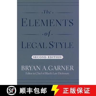预订 The Elements of Legal Style [9780195141627]