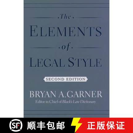 预订 The Elements of Legal Style [9780195141627]
