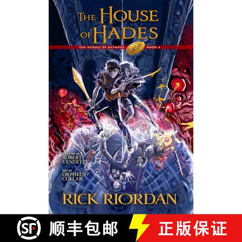 【3-4周达】The House of Hades: the Graphic Novel: Heroes of Olympus, Book 4 [9781368092661]