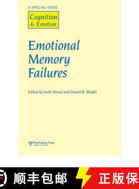 【3-4周达】精装 Emotional Memory Failures: Cognition and Emotion v. 18, no. 4 [9781841699318]