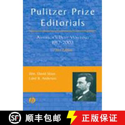【3-4周达】Pulitzer Prize Editorials [Wiley传媒] [9780813825441]