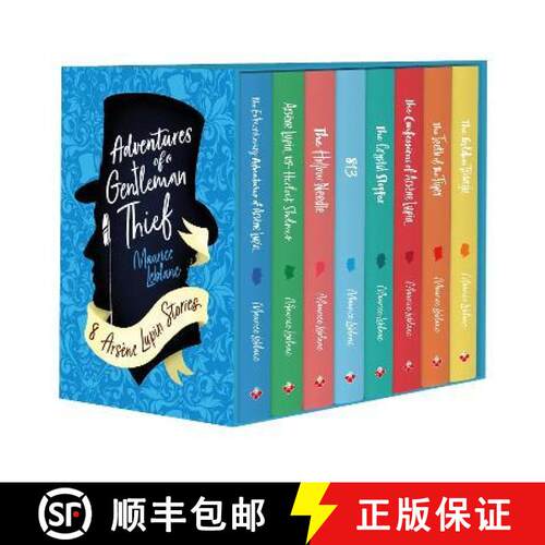 【2-3周达】Adventures of a Gentleman Thief: 8 Arsene Lupin Stories (Box Set) [9781782266396]