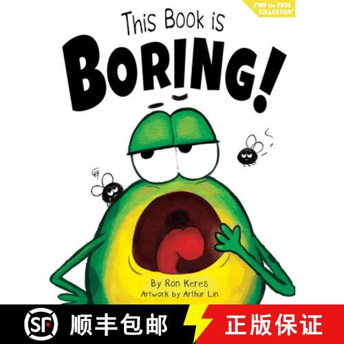 【3-4周达】精装 This Book Is Boring!: A Funny Interactive Picture Book about Creativity and Imagination [9781964021041]