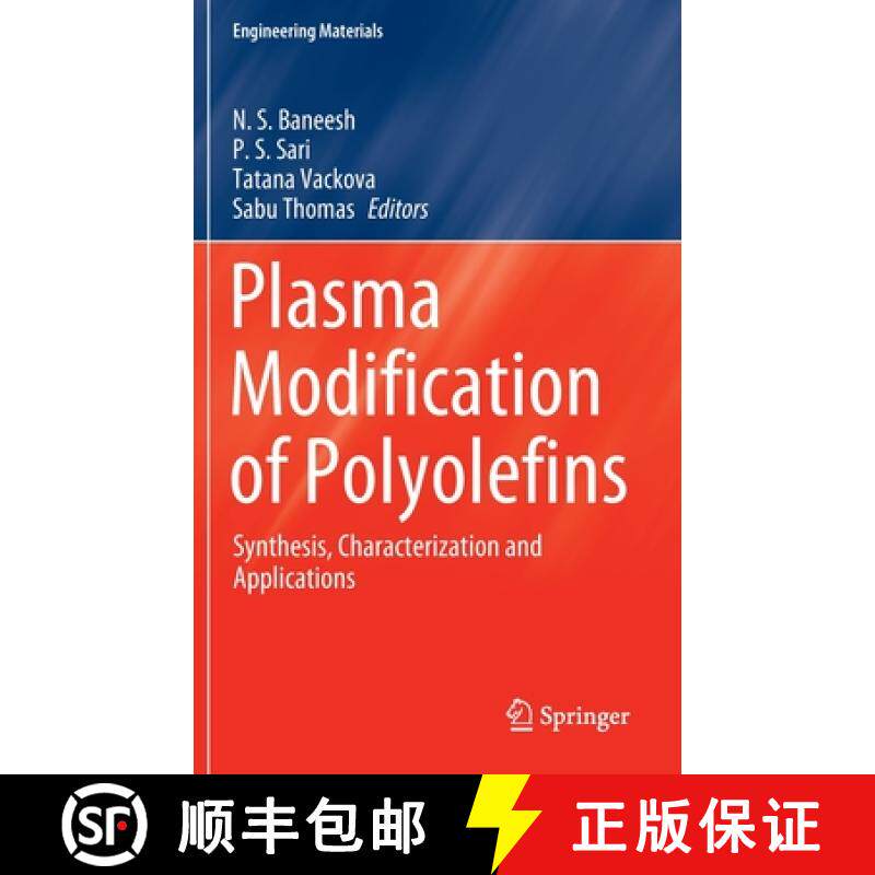 【3-4周达】Plasma Modification of Polyolefins: Synthesis, Characterization and Applications [9783030522636]