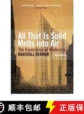【3-4周达】All That Is Solid Melts Into Air: The Experience of Modernity [9781844676446]