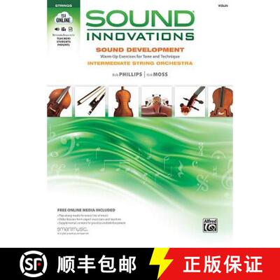 【3-4周达】Sound Innovations for String Orchestra -- Sound Development: Violin, Book & Online Media [9780739068021]
