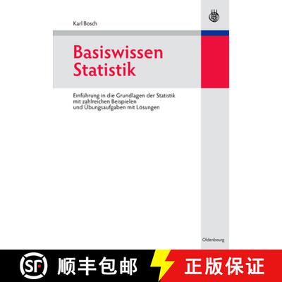 【3-4周达】精装 Basiswissen Statistik: Einfuhrung in Die Grundlagen Der Statistik Mit Zahlreichen Bei... [9783486582536]