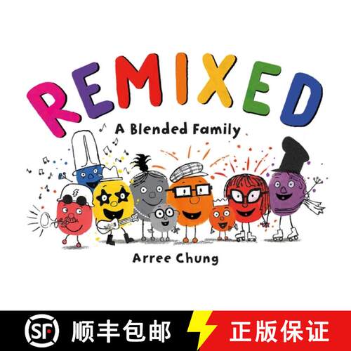 【3-4周达】精装 Remixed: A Blended Family [9781250142740]