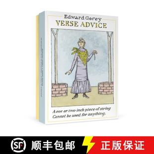 Verse Advice Boxed 预订 9781087501246 Gorey Notecards Edward