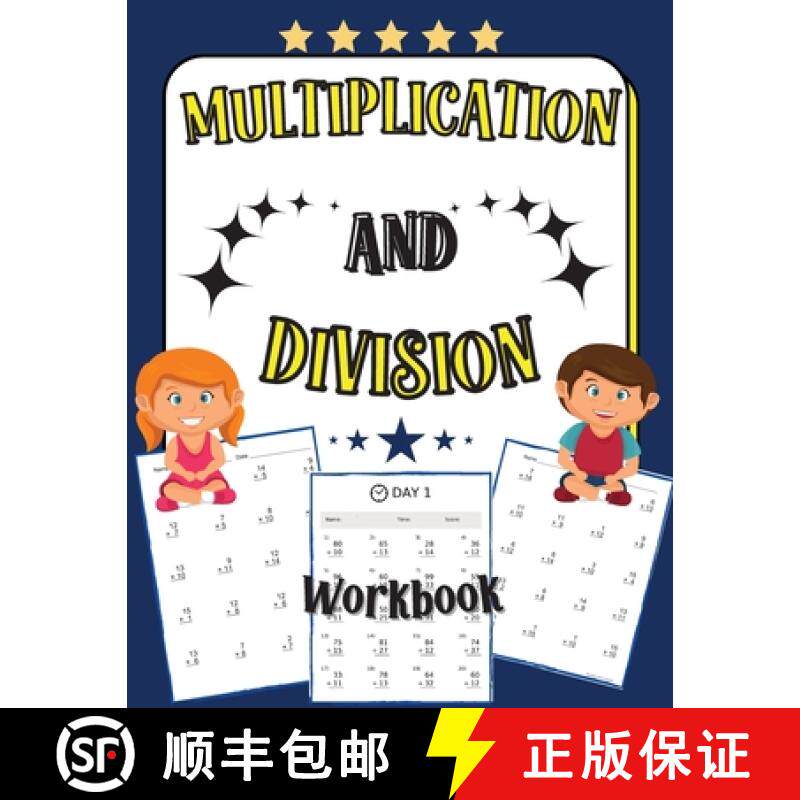 【3-4周达】Multiplication and Division Workbook: 100 Days of Practice Exercises for Kids Age 5-8 [9781803891903]
