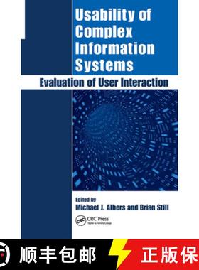 【3-4周达】Usability of Complex Information Systems: Evaluation of User Interaction [9781439828946]