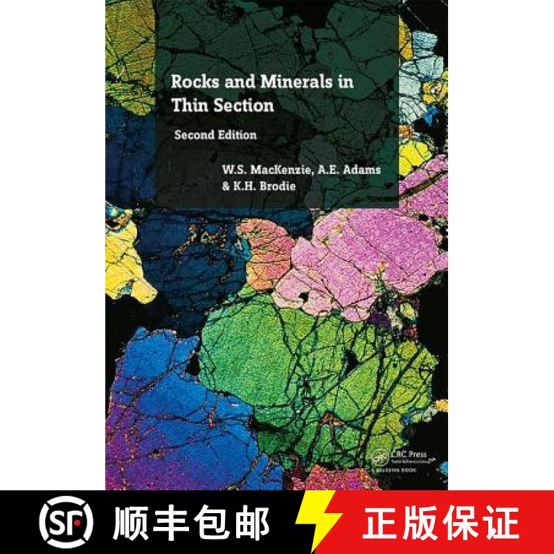 【3-4周达】Rocks and Minerals in Thin Section: A Colour Atlas [9781138028067]
