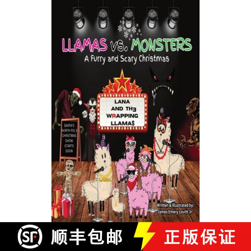 【3-4周达】LLAMAS vs. MONSTERS: A Furry and Scary Christmas [9781959817086]