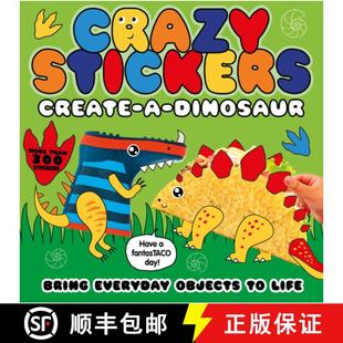 Than 4周达 Dinosaur Everyday More 300 Life. Create Objects 9781664340169 Stickers Bring