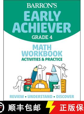 【3-4周达】Barron's Early Achiever: Grade 4 Math Workbook Activities & Practice [9781506281568]