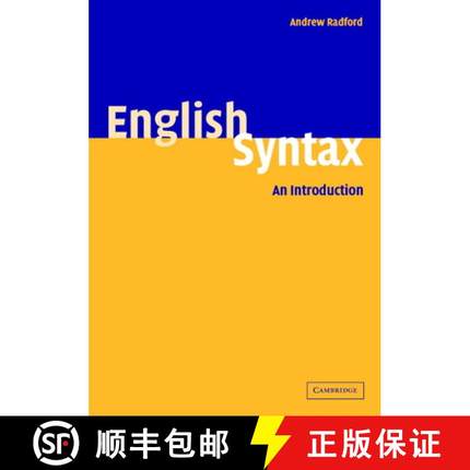 【3-4周达】English Syntax: An Introduction [9780521542753]