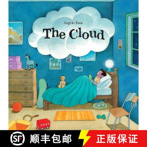 【3-4周达】精装 The Cloud: A Wordless Book about Dealing with Big Emotions Like Fear, Grief, Loss, Sa... [9781646046270]