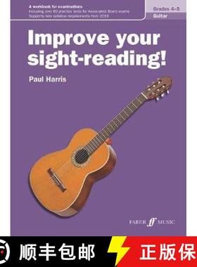 【3-4周达】Improve Your Sight-Reading! Guitar, Levels 4--5: A Workbook for Examinations [9780571541331]