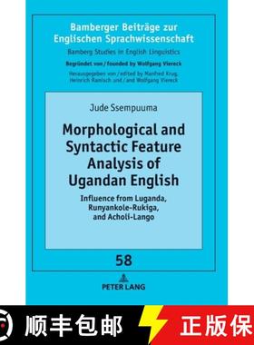 【3-4周达】Morphological and Syntactic Feature Analysis of Ugandan English : Influence from Luganda, ... [9783631781272]
