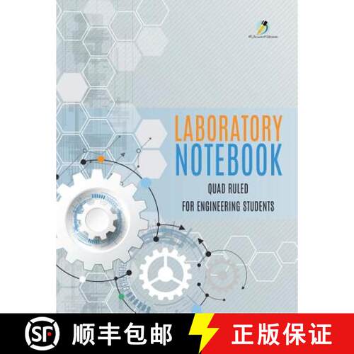 【3-4周达】Laboratory Notebook Quad Ruled for Engineering Students [9781541966246]