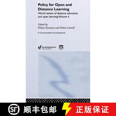【3-4周达】精装 Policy for Open and Distance Learning : World review of distance education and open l... [9780415263061]