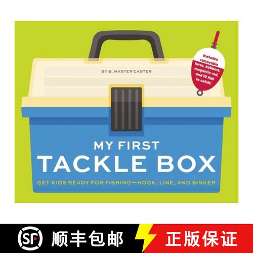 【3-4周达】精装 My First Tackle Box (with Fishing Rod, Lures, Hooks, Line, and More!): Get Kids to Fa... [9781646432196]