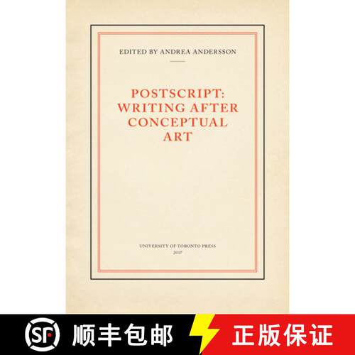 【3-4周达】精装 Postscript : Writing After Conceptual Art [9781442649842]