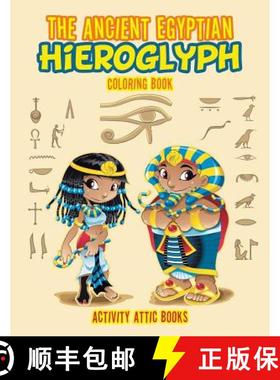 【3-4周达】The Ancient Egyptian Hieroglyph Coloring Book [9781683231981]