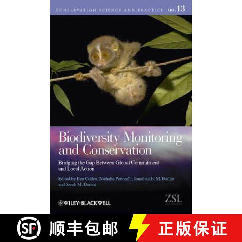 【3-4周达】Biodiversity Monitoring And Conservation - Bridging The Gap Between Global Commitment And ... [9781444332926]