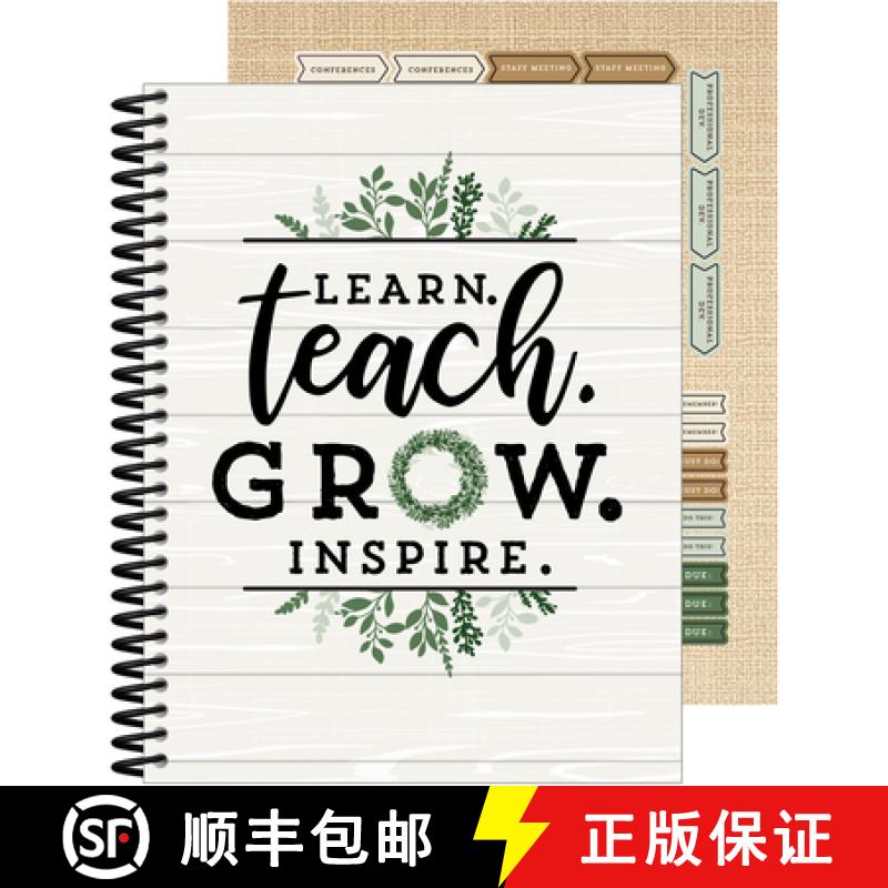【3-4周达】Farmhouse Teacher Planner [9781483867588]