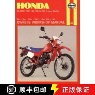 100 200 and 4周达 Manual Workshop XR80 Honda 1978 Owner Valve Models 185 9781850103479 125