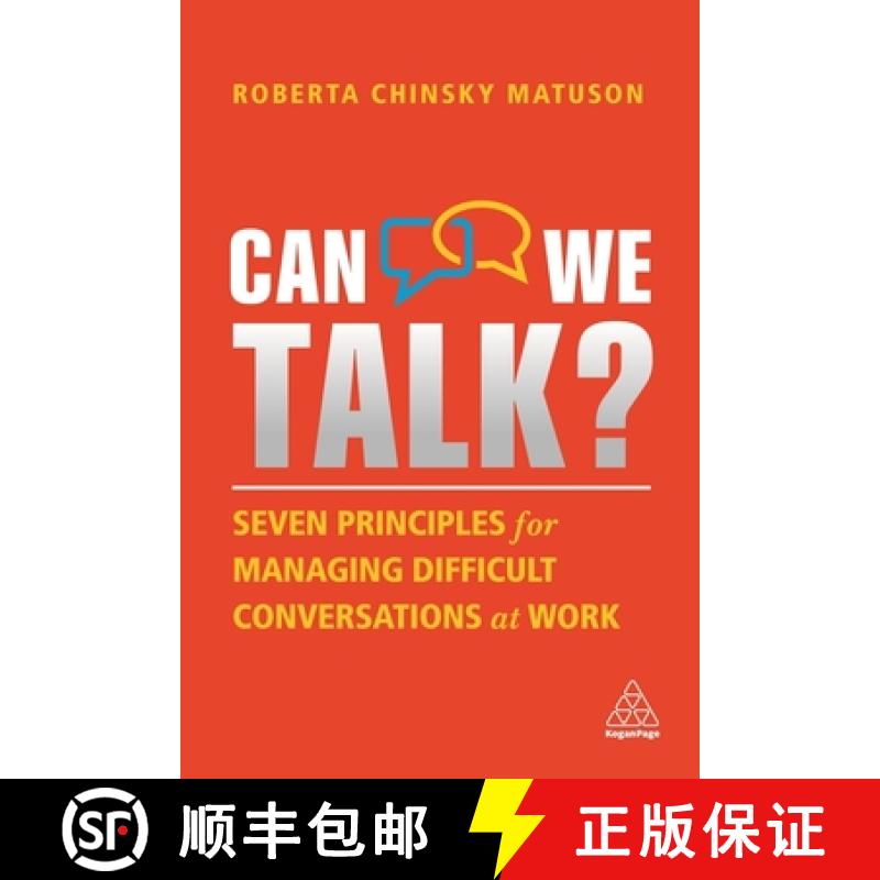 【3-4周达】Can We Talk?: Seven Principles for Managing Difficult Conversations at Work [9781398601338]