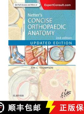 【3-4周达】Netter's Concise Orthopaedic Anatomy, Updated Edition [9780323429702]