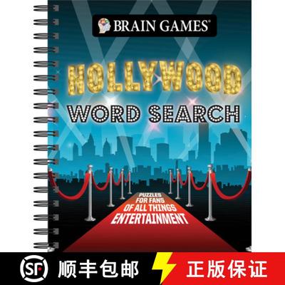 预订 Brain Games - Hollywood Word Search [9781640307018]