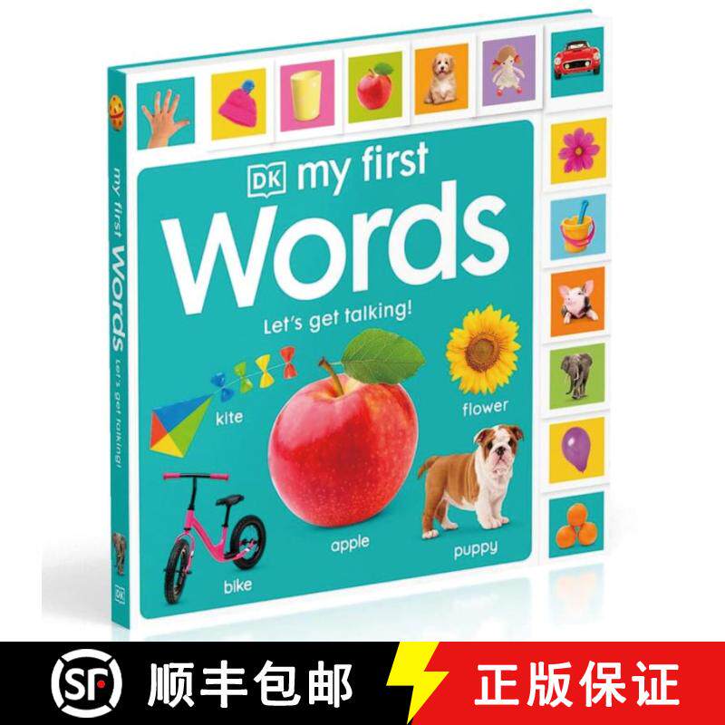 现货 宝宝启蒙单词书 My First Words: Let's Get Talking [9780241533376]