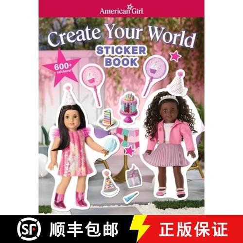 预订 American Girl: Locations/Playsets: Sticker Book [9781683372400]
