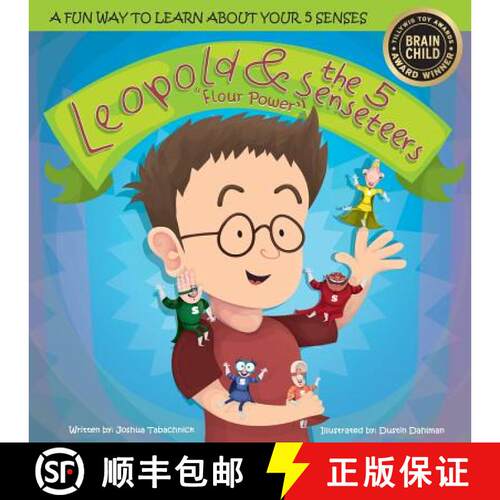 【3-4周达】Leopold & the 5 Senseteers: Flour Power [9780996550314]