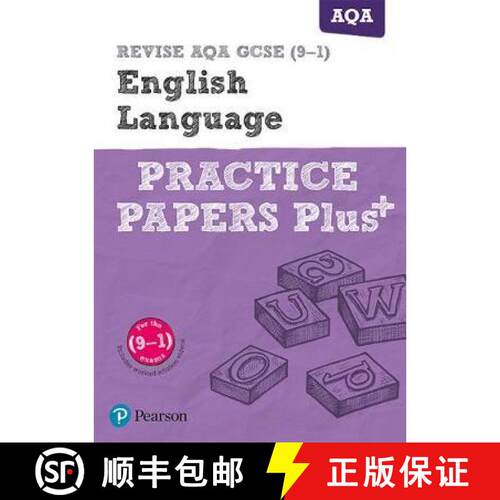 【3-4周达】Pearson REVISE AQA GCSE (9-1) English Language Practice Papers Plus: For 2024 and 2025 ass... [9781292213255]