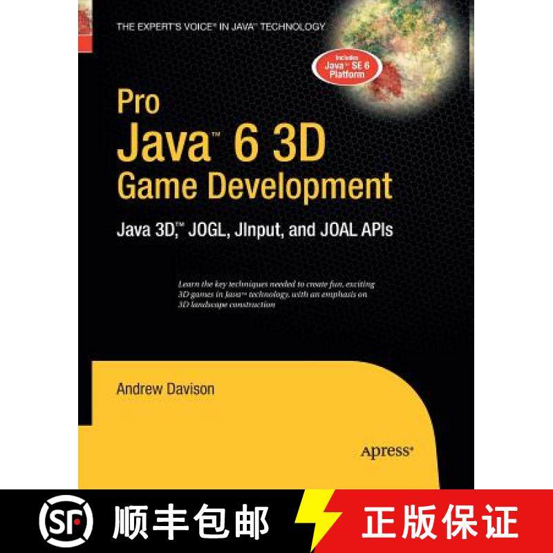 【3-4周达】Pro Java 6 3D Game Development : Java 3D, JOGL, JInput and JOAL APIs [9781430211860]